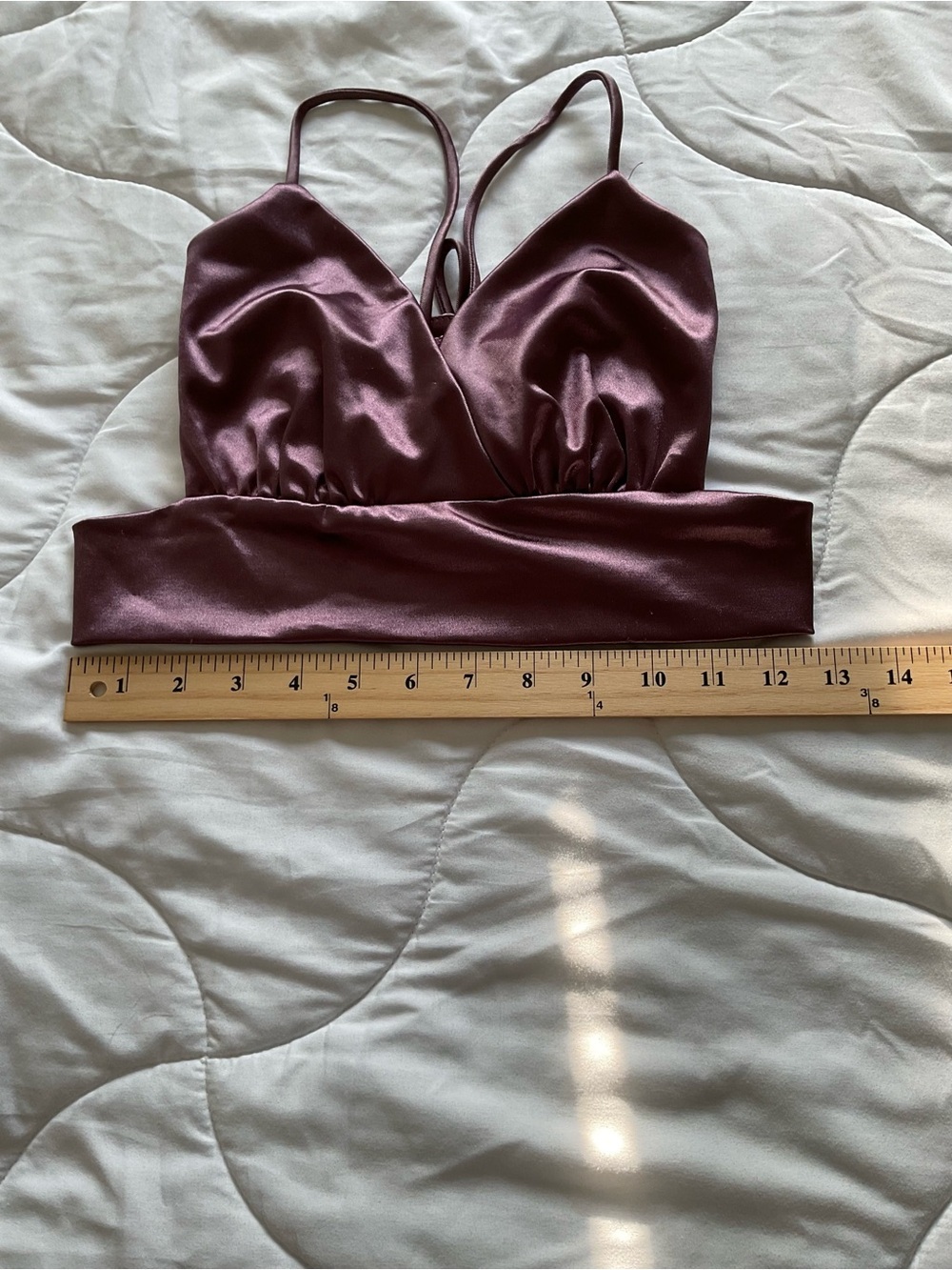Cristina Satin Maroon Set - Picture 8 of 13